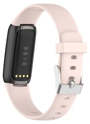 Produktbild von By Qubix passend für Fitbit Luxe - Sportarmband mit Dorn - Größe: Large - Hellrosa