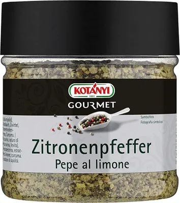 Produktbild von KOTANYI Gourmet Zitronenpfeffer feine Gewürzzubereitung 400ccm Dose