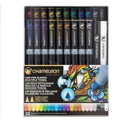 Zdjęcie produktu dla Chameleon CT2201, 22 szt., Wielobarwny, Tusz na bazie alkoholu