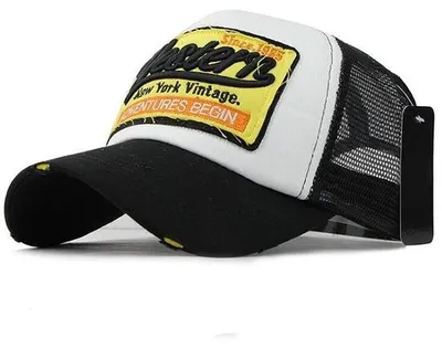 Productafbeelding van Baseballcap met net - Zwart