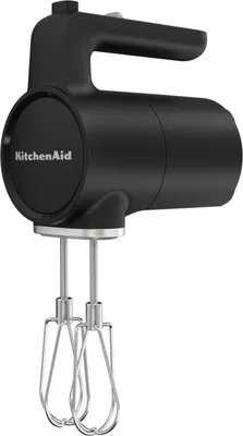 Produktbild von KitchenAid 5KHMB732EBM, Handmixer, Schwarz, Mixen, Rührer, 1,53 m, MATTE BLACK, 2300 RPM