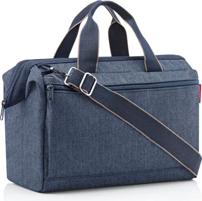 Image de reisenthel sac à épaule sac de voyage Allrounder Pocket Bag Herringbone Dark Blue bleu marine