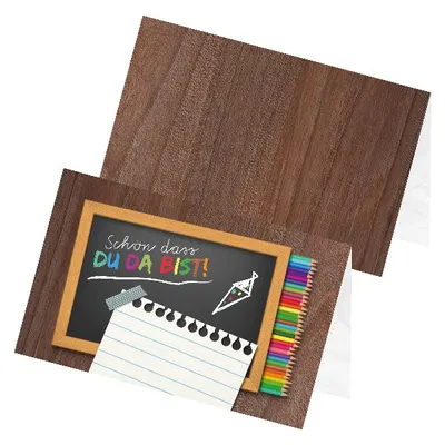 Produktbild von itenga 24x Tischkarte Platzkarte Schulanfang /  Kindergeburtstag