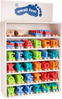 Produktbild von small foot design Display Buchstabenzug bunt