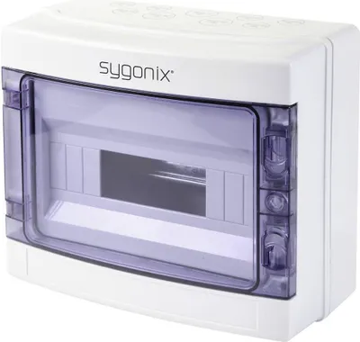 Produktbild von Sygonix SY-5491854 Kleinverteiler Oberflächenmontage Anzahl Teilungen = 12 Anzahl Reihen = 1 Inhalt 1 St.