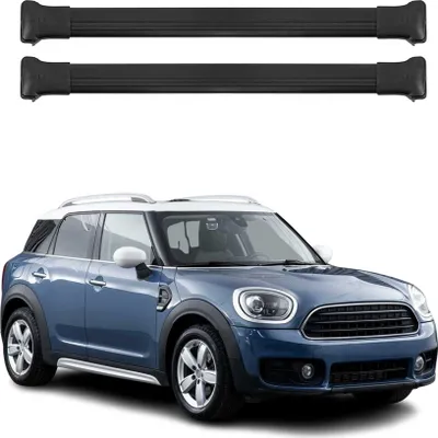 Image de OMAC Barres de toit en aluminium pour Mini Countryman F60 2017-2023 Noir 2x