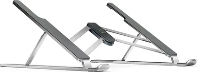 A product shot of a portable laptop stand.