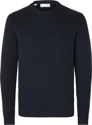 Obrázek produktu pro SELECTED HOMME Pánská svetr s žakárovým vzorem, kulatý výstřih, model NOOS