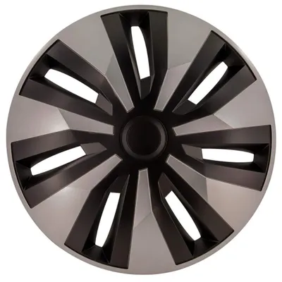 Obrázok produktu pre Sada krytov kolies AUTO-STYLE Orion-VAN, 15 palcov, strieborná/čierna (guľatá)