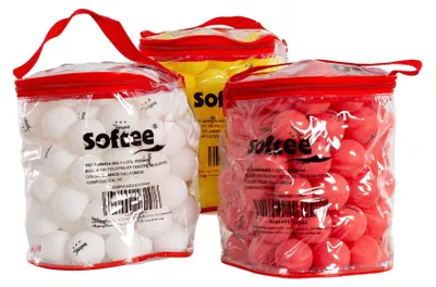 Produktbild von Softee Tischtennisbälle Weiß Weiß One Size
