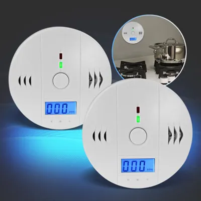 Produktbild von 2x Kohlenmonoxid-Detektor mit 85dB Alarm, DIN EN CO-Melder Eaxus