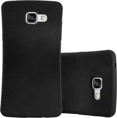 Immagine prodotto di Cadorabo custodia per Samsung Galaxy A3 2016 custodia protettiva in nero custodia per cellulare custodia rigida cover case