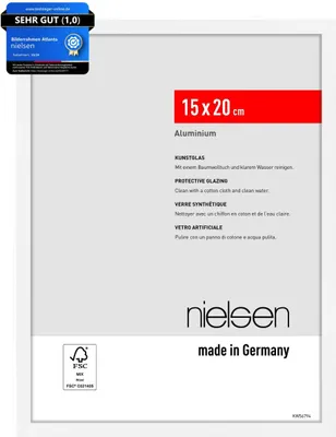 Obrázok produktu pre nielsen hliníkový rám na obraz Atlanta, 15 x 20 cm, biely matný