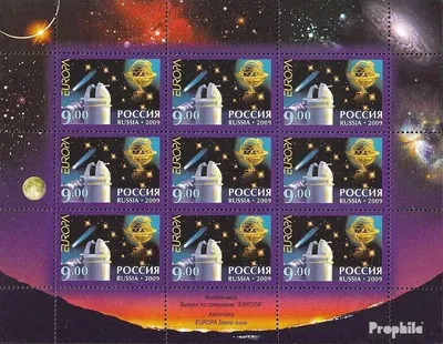Produktbild von Briefmarken Russland 2009 Mi 1547Klb Kleinbogen (kompl.Ausg.) postfrisch Europa: Astronomie