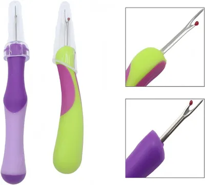 Produktbild von 2er-Set Nahttrenner in lila und grün