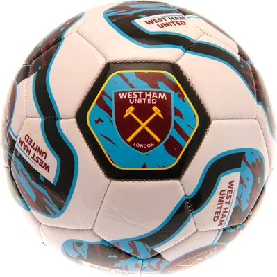 Produktbild von West Ham United FC - Fotbalový míč 'Tracer' TA10689 (5) (bordó/modrá/bílá)