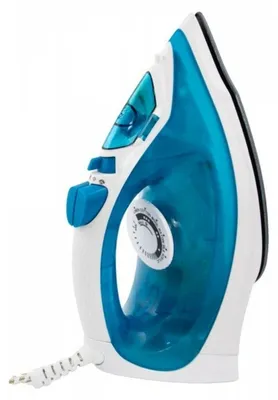 Zdjęcie produktu dla Esperanza EHI002, Żelazko parowe, Płyta ceramiczna, 1,4 m, Niebieski, Biały, 2200 W, 220 - 240 V