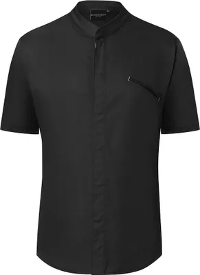 Produktbild von KARLOWSKY Herren Kochjacke Kurzarm Modern-Fit Schwarz 58