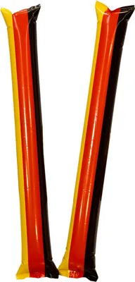 Produktbild von Deutschland Fanartikel Lärmschläger Schwarz Rot Gold, ca. 40 cm, 1 Paar