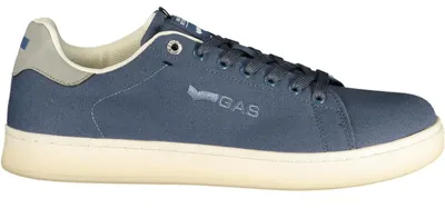 Image de Chaussure de sport pour homme, bleue avec détails gris et semelle intérieure amovible