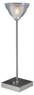 Productafbeelding van Tafellamp Caterina LED 42cm metaalgrijs