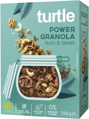 Produktbild von GRANOLA MIT NÜSSEN UND SAMEN – GLUTENFREI, , 350 g – TURTLE