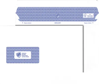 Image de MAILmedia 30053105 Enveloppe REVELOPE DIN C5 avec fenêtre(T)