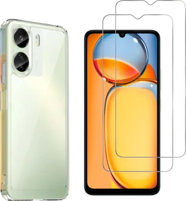 Image de Housse pour Xiaomi Redmi 13C avec 2 protections d'écran en verre trempé Phonillico®