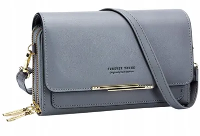 Produktbild von Clutch-Tasche - Multifunktionale Geldbörse - Smartphone-Organizer - Elegant - Sicher - Verstellbarer Riemen