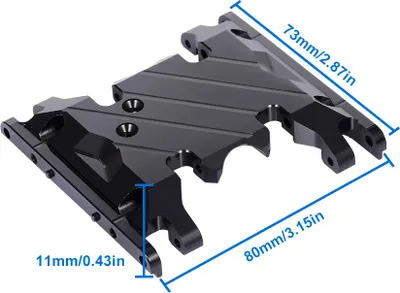 Obrázek produktu pro pro Axial SCX10II 90046 90047 RC Crawler Gearbox Base Plate Kovová převodová deska Baseboard Příslušenství pro RC auta