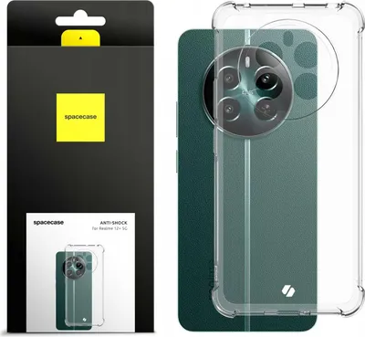 Immagine prodotto di SPACECASE Custodia in silicone antiurto per Realme 12+ 5G Trasparente