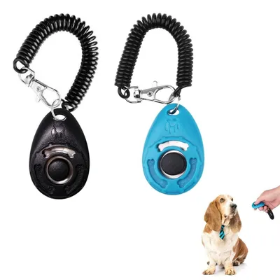 Productafbeelding van Set van 2 Clickers voor Diertraining met Armband - voor Honden, Katten en Vogels