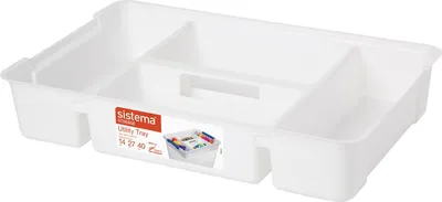 Obrázek produktu pro Velký zásobník, polypropylen, plast, bílý