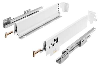 Produktbild von GTV Niedrige Backofenschublade Modern Box, Höhe 68 mm, 500 mm, weiß – Satz niedriger Ofenschublade; Länge: 500 mm; Max. Belastung | Högert Technik