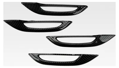 Produktbild von 4 Stück Türgriffschutzabdeckung für Auto, Frostschutz in Carbonfaser-Optik