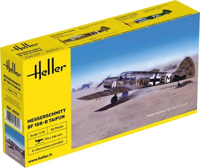 Produktbild von Heller Messerschmitt Bf 108 B Taifun 1:72, 80231