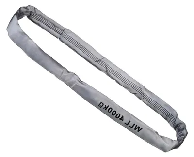 Produktbild von Rundschlinge, WLL 4000 kg, grau, Länge 2 m, Umfang 4 m