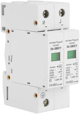 Productafbeelding van Elektrisch apparaat voor huisbeveiliging, 2 polen, 220V, 40kA, met aarding