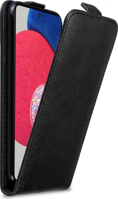 Produktbild von Cadorabo Hülle für Samsung Galaxy A52 (4G / 5G) / A52s Schutz Hülle in Schwarz Flip Etui Handyhülle Case Cover