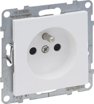 Obrázok produktu pre Zásuvka 2P+Z - - 16 A - 250 V~ - automatické svorky, BIELA SUNO