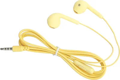 Image de Écouteurs filaires U19 universels 3,5 mm HiFi pour téléphone portable (jaune)