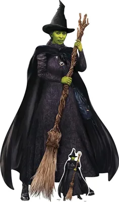Produktbild von Pappaufsteller - Elphaba Green Witch - 94x159 cm
