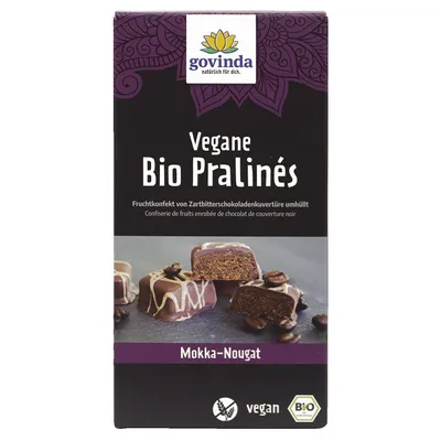 Produktbild von Vegane Pralinés - Mokka-Nougat 70g