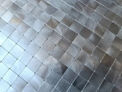 Produktbild von Handmuster Mosaikfliese Selbstklebende Mosaike metall Fliesenspiegel Wand Küche MOS200-4M15_m