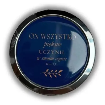 Produktbild von Rundes Taschenspiegel – On wszystko – Szaron