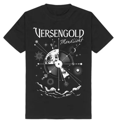 Produktbild von Versengold T-Shirt Herren Mondlicht schwarz Band-Merch, Bands 100% Baumwolle XXL
