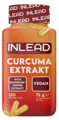 Produktbild von Inlead Curcuma Extract (120 vCaps) Unflavoured - Vitamine, Mineralien & Gesundheit - Kräuter