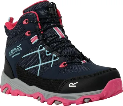 Produktbild von Regatta - Detská turistická obuv "Samaris III" RG10831 (33 EU) (Navy blue/Pink potion)
