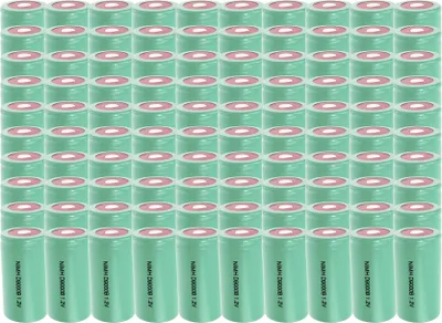 Immagine prodotto di 100x XCell Mono batteria ricaricabile Flattop Ni-MH 1.2V 9000mAh D