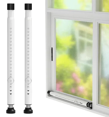 Imagen del producto de Barra de seguridad ajustable para ventanas y puertas, de 40 a 120 cm